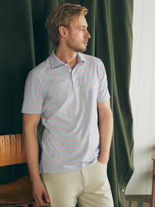 MOVEMENT POLO - HORIZON LINE STRIPE