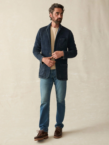 INLET KNIT BLAZER - HENDRICKS INGIDO WASH