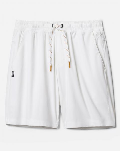 RHONE 7" PURSUIT SHORT LINED, BRIGHT WHITE