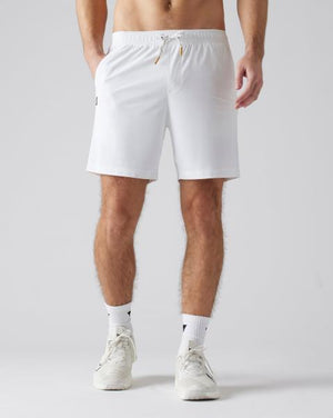 RHONE 7" PURSUIT SHORT LINED, BRIGHT WHITE