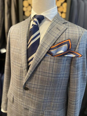 GREY AND BLUE WEIGHTLESS SPORT COAT