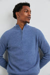 STARK SWEATER IN CERULEAN MELANGE