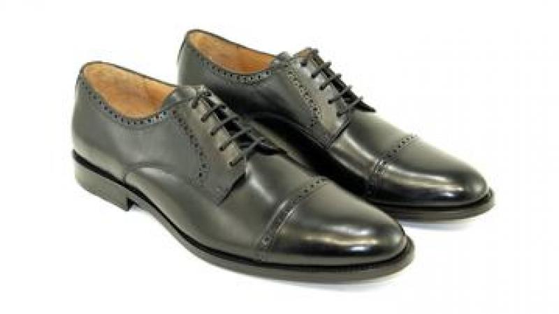 CAMBRIDGE BLACK CALF CAPTOE