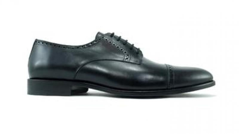 CAMBRIDGE BLACK CALF CAPTOE