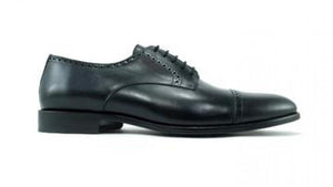 CAMBRIDGE BLACK CALF CAPTOE