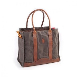 CANVAS CARRYALL BAG. BARK