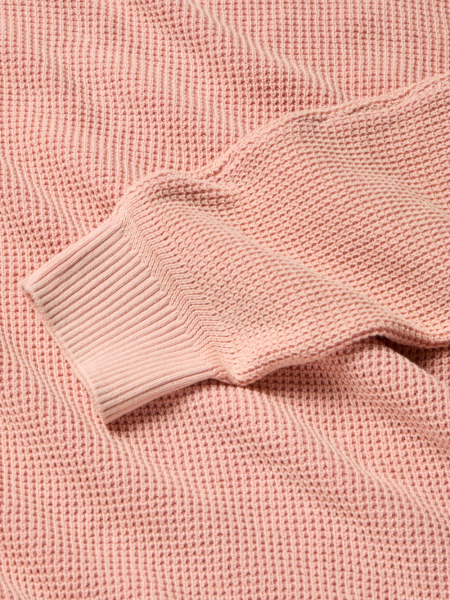 SUNWASHED CREWNECK SWEATER- CORAL DAWN