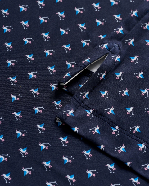 FOR THE BIRDIES POLO, NAVY