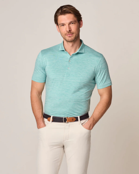 HURRON FEATHERWEIGHT POLO- GREEN GRASS