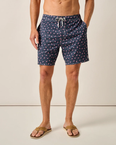 HALF ELASTIC 7" SURF SHORTS- JO SURFIN