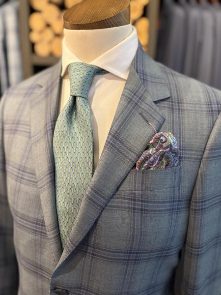 DAY BLUE PLAID SPORTCOAT