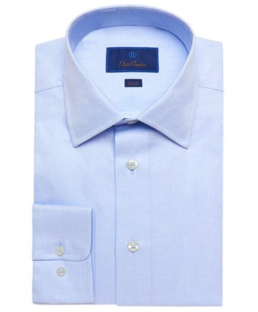 LIGHT BLUE DOBBY WEAVE DRESS SHIRT - TRIM FIT Roosevelt & Company LIGHT BLUE DOBBY WEAVE DRESS SHIRT - TRIM FIT Roosevelt & Company