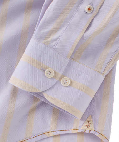 POSITANO STRIPE SHIRT- SAND