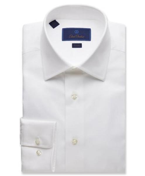 WHITE ROYAL OXFORD DRESS SHIRT - REGULAR FIT
