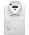 WHITE ROYAL OXFORD DRESS SHIRT - REGULAR FIT