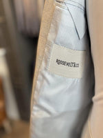 GREY AND BLUE TEXTURED PLAID SPORT COAT