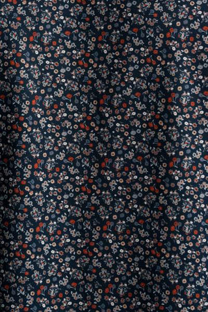 SS KNIT PRINTED WILDFLOWER- BLACK