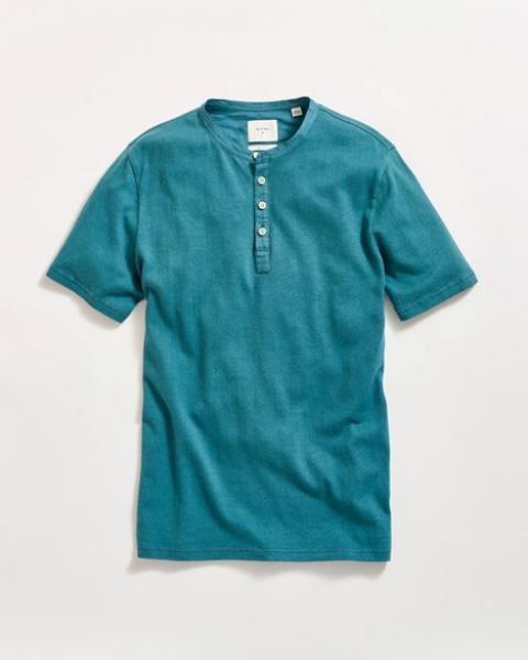 SS HENLEY- WASHED LAKE BLUE