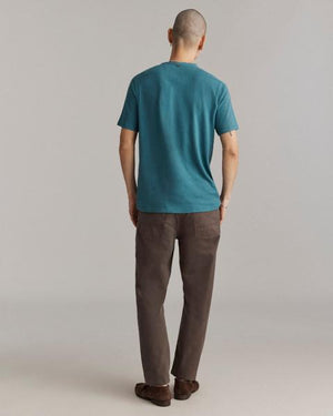 SS HENLEY- WASHED LAKE BLUE