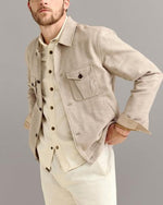 TWEED MEMBERS JACKET- PUMICE