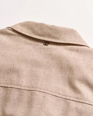 TWEED MEMBERS JACKET- PUMICE