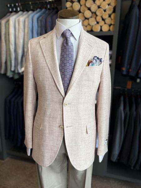 IVORY BLEND TEXTURED SPORT COAT