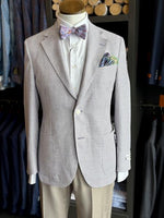 FRENCH VIOLET HOUNDSTOOTH SOFT COAT