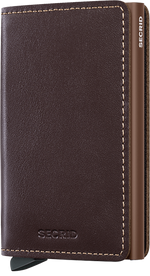 SLIMWALLET VINTAGE- CHOCOLATE