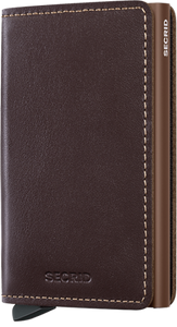 SLIMWALLET VINTAGE- CHOCOLATE