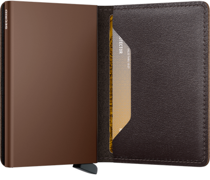SLIMWALLET VINTAGE- CHOCOLATE