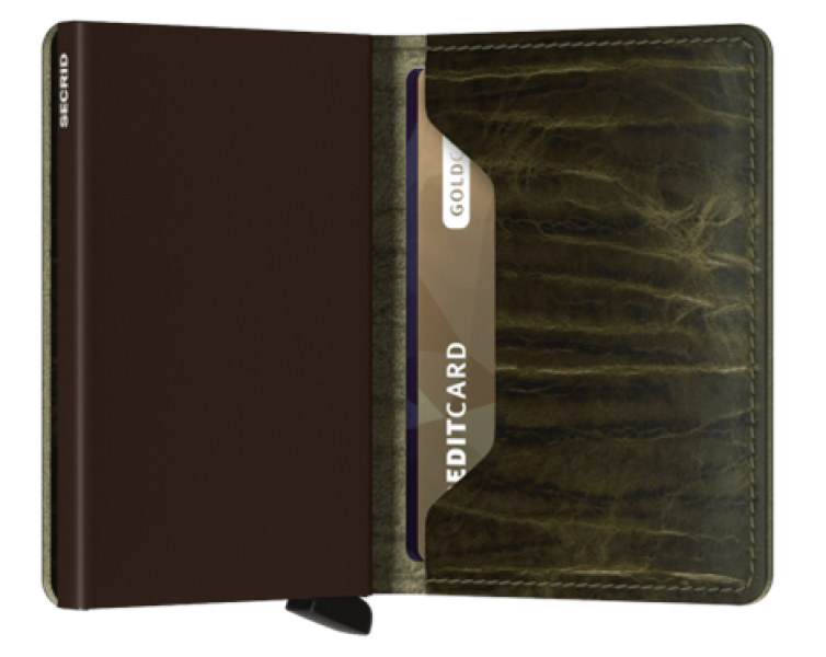 SLIMWALLET DUTCH MARTIN- OLIVE