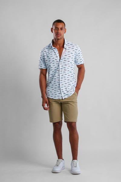 SHORT SLEEVE KNIT PRINTED MIAMI VICE SPEEDERS