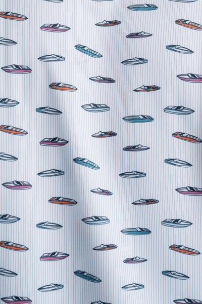 SHORT SLEEVE KNIT PRINTED MIAMI VICE SPEEDERS