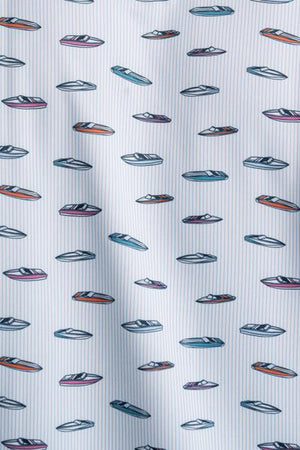 SHORT SLEEVE KNIT PRINTED MIAMI VICE SPEEDERS