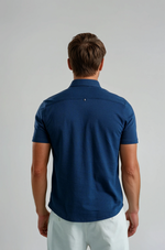 SHORT SLEEVE KNIT 2 TONE PIQUE