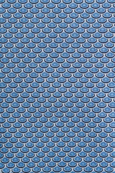 SHORT SLEEVE KNIT PRINTED OVAL GEO
