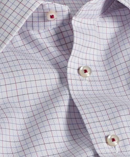 WHITE AND BERRY BARREL CUFF, REGULAR FIT