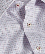WHITE AND BERRY BARREL CUFF, REGULAR FIT