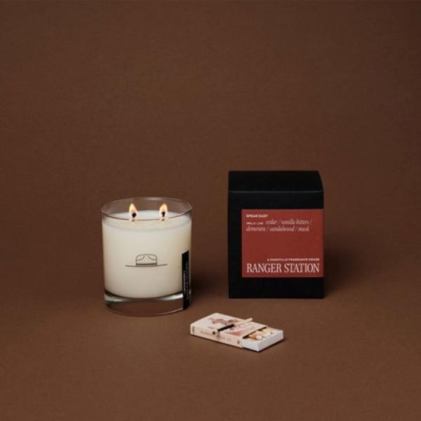 ROCKS GLASS CANDLE - SPEAK EASY