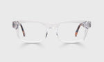 FARE N SQUARE READERS - CLEAR FRONT WITH TIGER TORTOISE TEMPLES