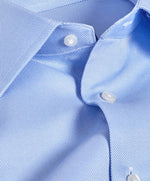 BLUE ROYAL OXFORD DRESS SHIRT- TRIM