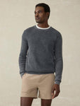 SUNWASHED CREWNECK SWEATER- FADED BLACK