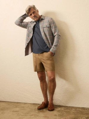 LEGEND SWEATER SHIRT- FOREST ROSE PLAID