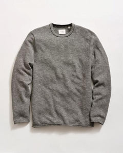 TUCK STRIPE CREW- BLACK
