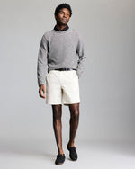 TUCK STRIPE CREW- BLACK