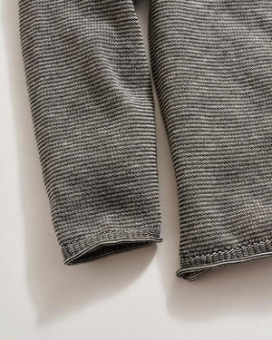 TUCK STRIPE CREW- BLACK