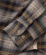BRUSHED BIG PLAID LS SPORT SHIRT- BROWN