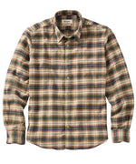 MELANGE MULTI MID PLAID SPORT SHIRT- BROWN