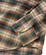MELANGE MULTI MID PLAID SPORT SHIRT- BROWN