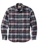 BRUSHED BIG PLAID L/S- MID BLUE